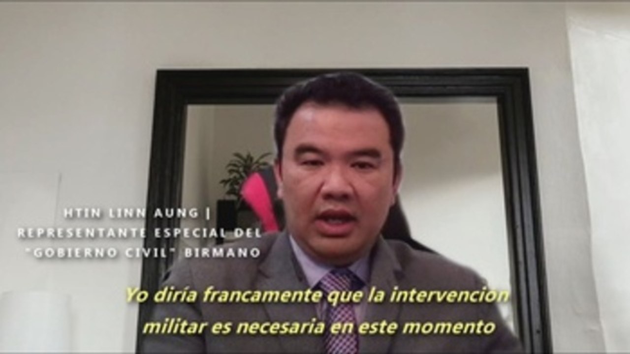 Representante especial del Gobierno civil birmano llama a una intervención militar extranjera