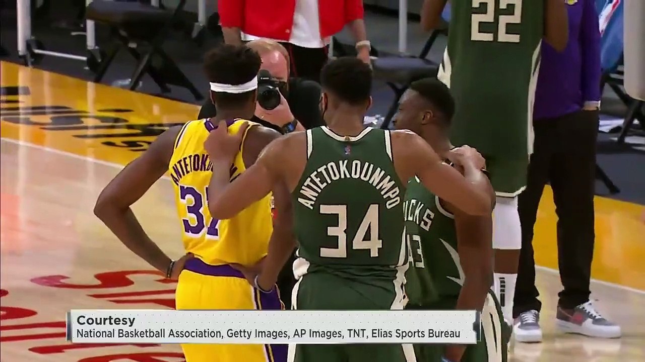 Les trois frères Antetokounmpo réunis pour la première fois en NBA