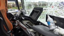 Bursa'da şehirlerarası otobüs tırla çarpıştı: 4 yaralı