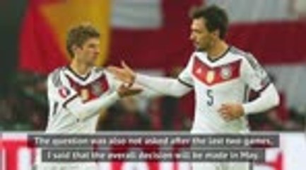 Shock Germany defeat won't affect Euros squad selection - Loew
