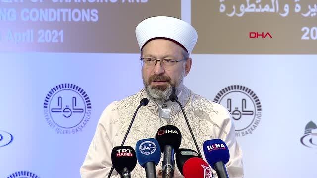 Diyanet İşleri Başkanı Erbaş Hastalık azalsın, bir miktar Müslüman hacca gidebilsin