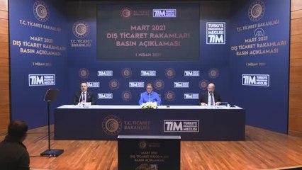 TİM Başkanı Gülle, mart ayı dış ticaret rakamlarının açıklandığı toplantıda konuştu (3)