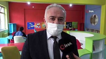 Isparta’da lise öğrencilerine modern kütüphane