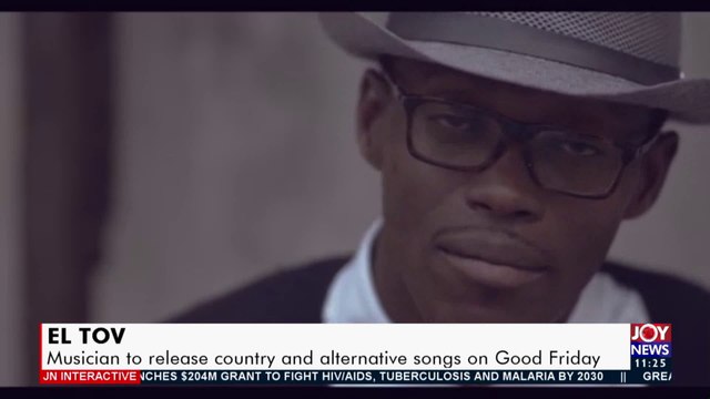 EL TOV: Musician to release country and alternative songs on Good Friday - JoyNews Interactive on JoyNews (1-4-21)