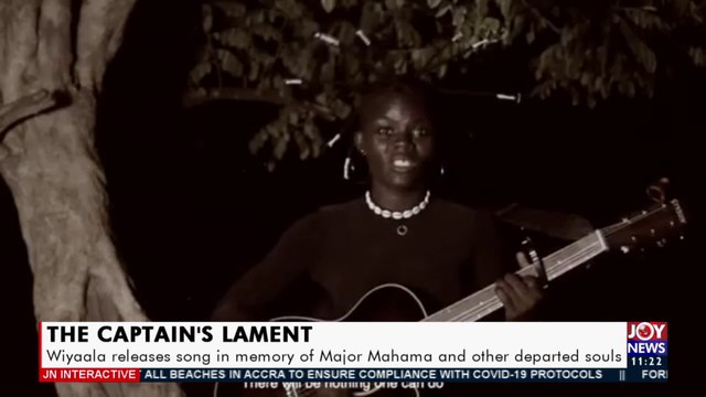 Wiyaala releases song in memory of Major Mahama and other departed souls - JoyNews Interactive on JoyNews (1-4-21)