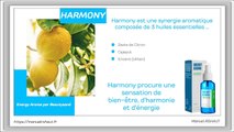 Harmony  est une synergie aromatique proposée par Beautysané sous forme de brume - huiles essentielles d'origine végétale extraites par distillation  traditionnelle à la vapeur d'eau