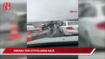 Ankara’da TEM otoyolunda zincirleme kaza: 4 kişi öldü