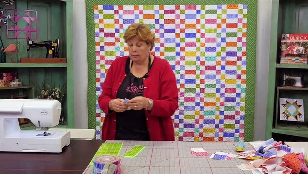 Make A Strips And Four Patch Quilt With Jenny Doan Of Missouri Star! (Video Tutorial)