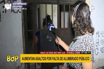 Pueblo Libre: aumentan asaltos por falta de alumbrado público