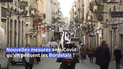 Bordeaux: réactions après l'annonce de nouvelles mesures contre le Covid