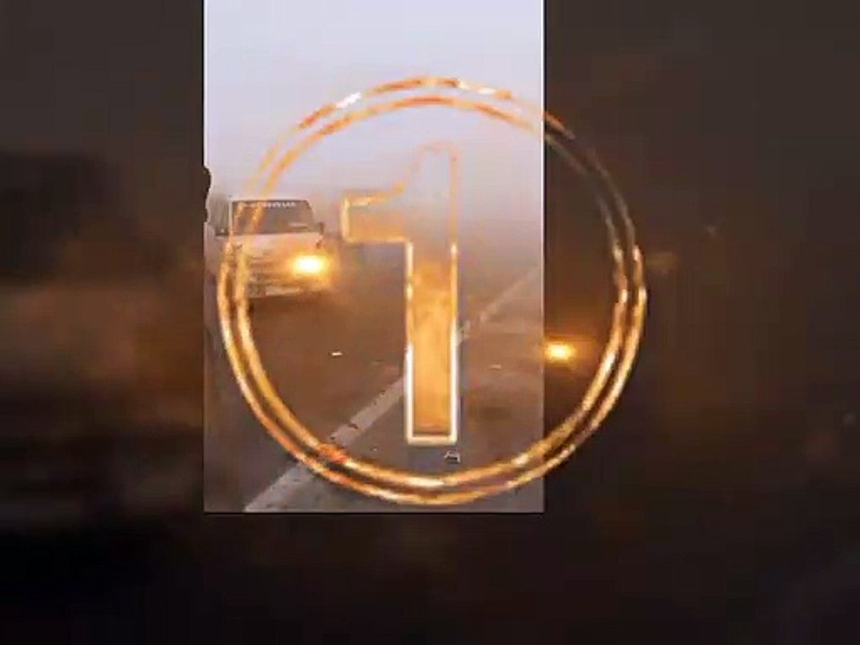 Due to fog on Lahore Motorway, several vehicles collided, Speed are thrill but k_HD