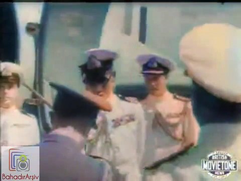 Prince Philip, Duke of Edinburgh in Istanbul 1950 (Colorized) / İngiltere Kraliçesi Elizabeth'in eşi Prens Philip İstanbul'da 1950 (Renkli)