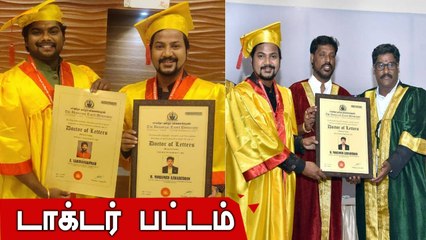 Doctorate வாங்கிய Vijay Tv பிரபலங்கள் TSK Azhar | Kpy, Thala Thalapathy