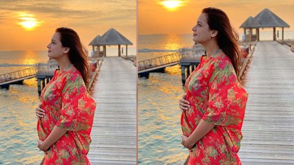 Dia Mirza शादी से पहले ही हो गई थी Pregnant, दिखाया Baby Bump | FilmiBeat