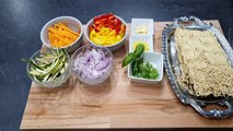 Nouilles Chinoise Sautées Au Poulet Et Légumes | Recette Facile Et Rapide