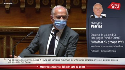 « J’ai entendu tellement d’avis contraires », contre-attaque François Patriat devant le Sénat