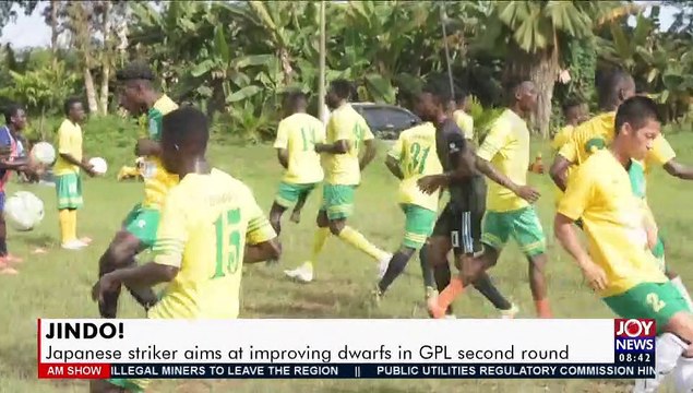 JINDO!: A JoySports feature on Ebusua dwarfs' first Japanese player - AM Talk on JoyNews (1-4-21)