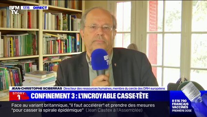 Télétravail: pour Jean-Christophe Sciberras, il faut faire attention aux "risques psychosociaux"