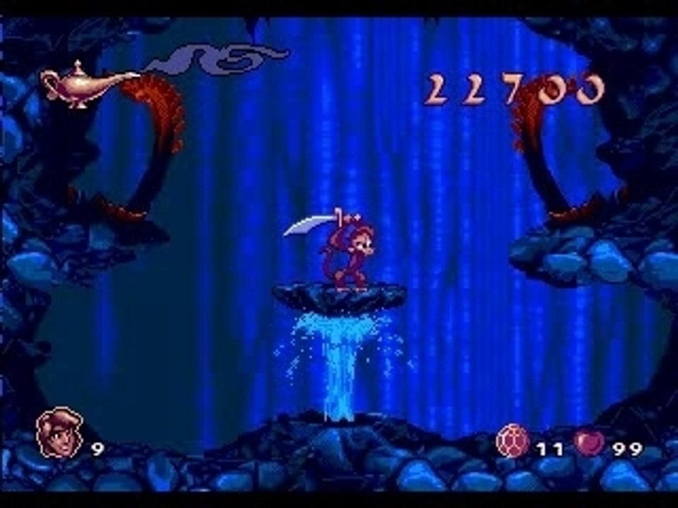 [Aladdin]Abu Bonus level: Cave of wonders