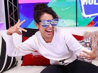 Liza Koshy Takes the Blindfolded Makeup Challenge
