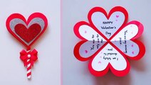 Easy Valentine'S Day Card | Valentine'S Day Card | Handmade Card | Paper Craft Idea