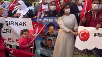 Diyarbakır ve Şırnak annelerinden teröre lanet yürüyüşü