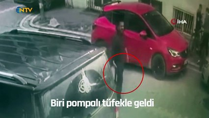 Kılıçlı, pompalı tüfekli kavgayı terlikle ayırmaya çalıştı