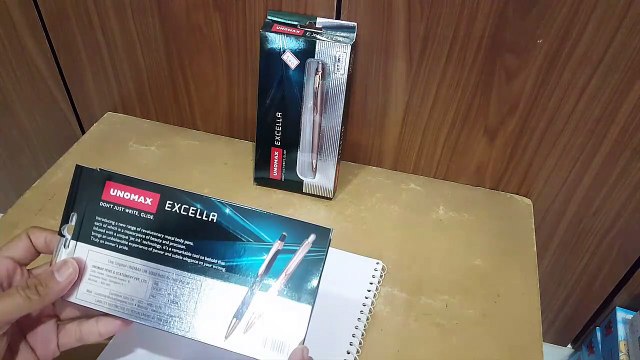 Unboxing and Review of Unomax Excella metalic ball pen for gift