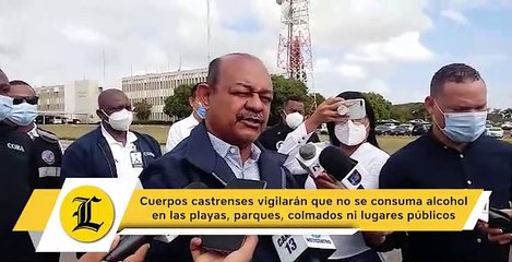 Cuerpos castrenses vigilarán que no se consuma alcohol en las playas, parques, colmados ni lugares públicos