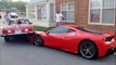 Une femme percute une Ferrari en reculant... Collision qui coute très cher