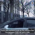 Ces policiers anglais donnent tout pour arrêter un suspect en voiture et prennent de gros risques !