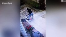 Ce papa va avoir une réflexe incroyable en évitant à sa fille de chuter de son hoverboard