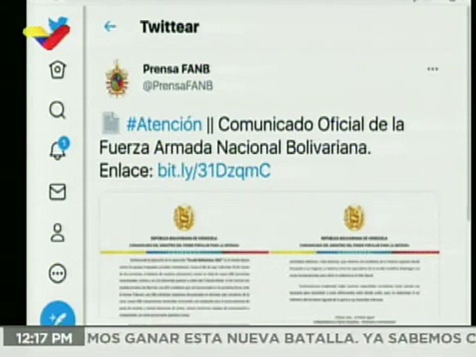 FANB presenta balance de la Operación Escudo Bolivariano 2021 en el estado Apure (+Comunicado)