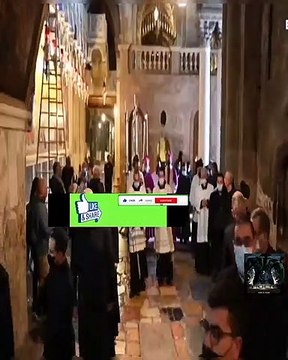 Jerusalen comienza el Jueves Santo con una misa temprana en el Santo Sepulcro