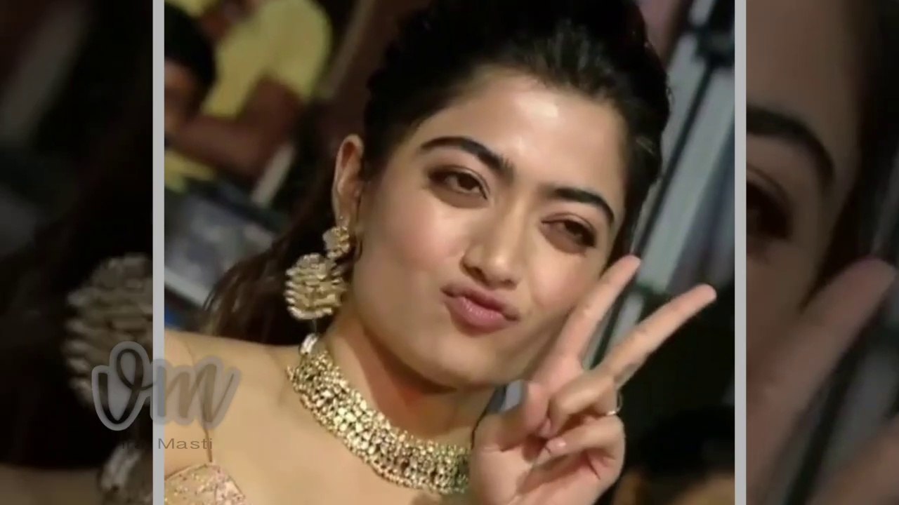 Rashmika Mandanna Red Saree Look | Rashmika Shines Like A Red Cherry Fruit #sulthan