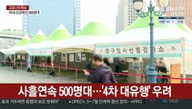 사흘연속 500명대…'4차 대유행' 우려