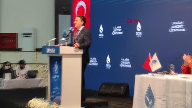 TEKİRDAĞ Ali Babacan, partisinin Çerkezköy kongresine katıldı
