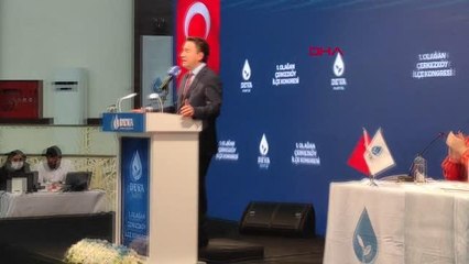 TEKİRDAĞ Ali Babacan, partisinin Çerkezköy kongresine katıldı