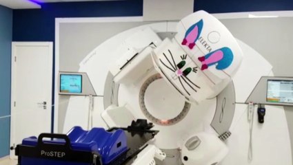 Coelhinho da Páscoa traz alegria para pacientes em tratamento contra o Câncer