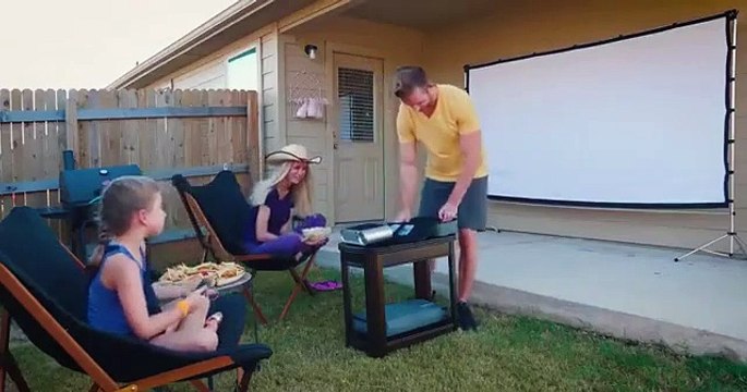 Proyector portátil Vamvo - Cine en casa