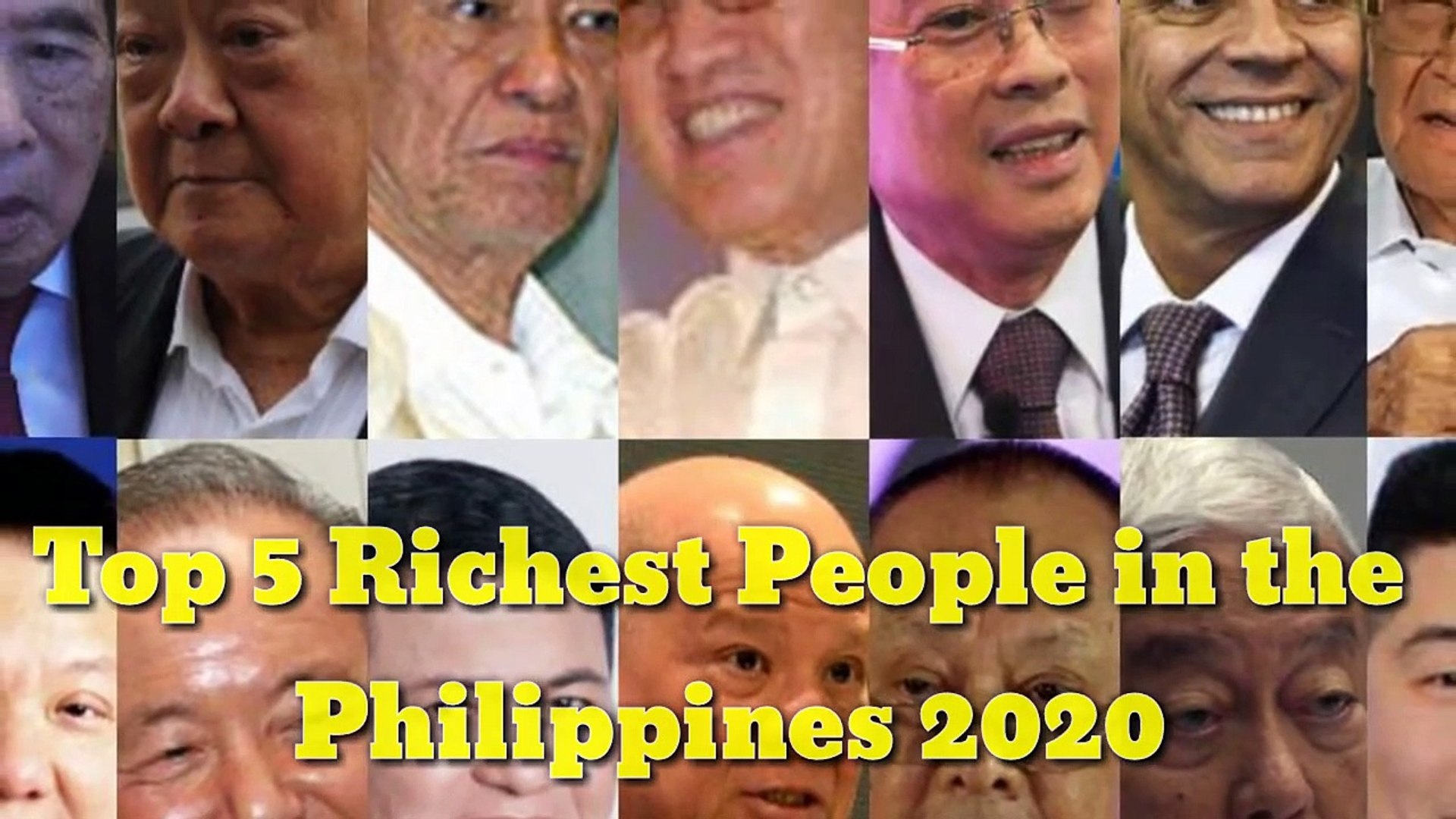 Top 5 Richest People In The Philippines 2020 Video Dailymotion