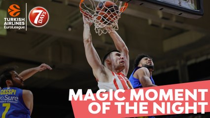 7DAYS Magic Moment of the Night: Ognjen Dobric, Crvena Zvezda mts Belgrade