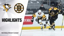 Penguins @ Bruins 4/1/21 | NHL Highlights