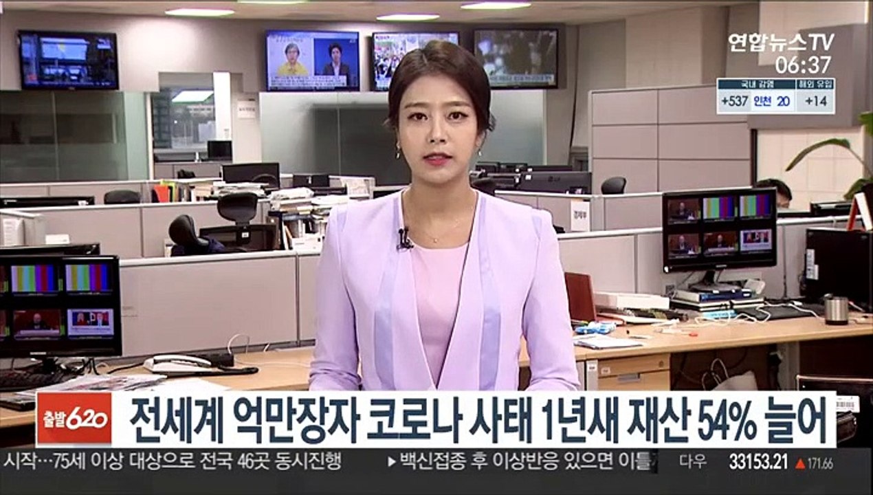 전세계 억만장자 코로나 사태 1년새 재산 54% 늘어
