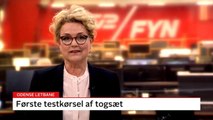 Odense Letbane gennemfører testkørsel | Første testkørsel af togsæt | 21-04-2020 | TV2 FYN @ TV2 Danmark