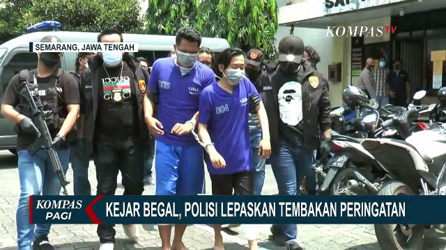 Aksi Kejar-kejaran danTembakan Peringatan Warnai Penyergapan Begal di Semarang
