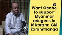Want Centre to support Myanmar refugees in Mizoram: CM Zoramthanga