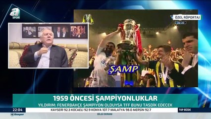 Aziz Yıldırım: "Ben Fenerbahçeli değilim, ben Fenerbahçe'nin kendisiyim''