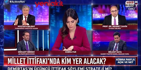 Canlı yayında 'Benim adıma üzelme tartışması'
