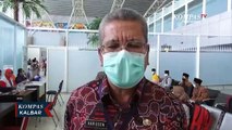 Tiba di Kalbar, Puluhan Santri Langsung Jalani Tes Swab PCR di Bandara Supadio